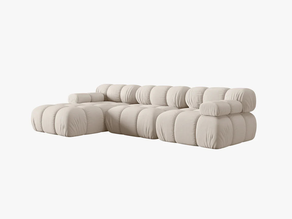 Bellis modularna 3 dijela kutna lijevi- Velvet
