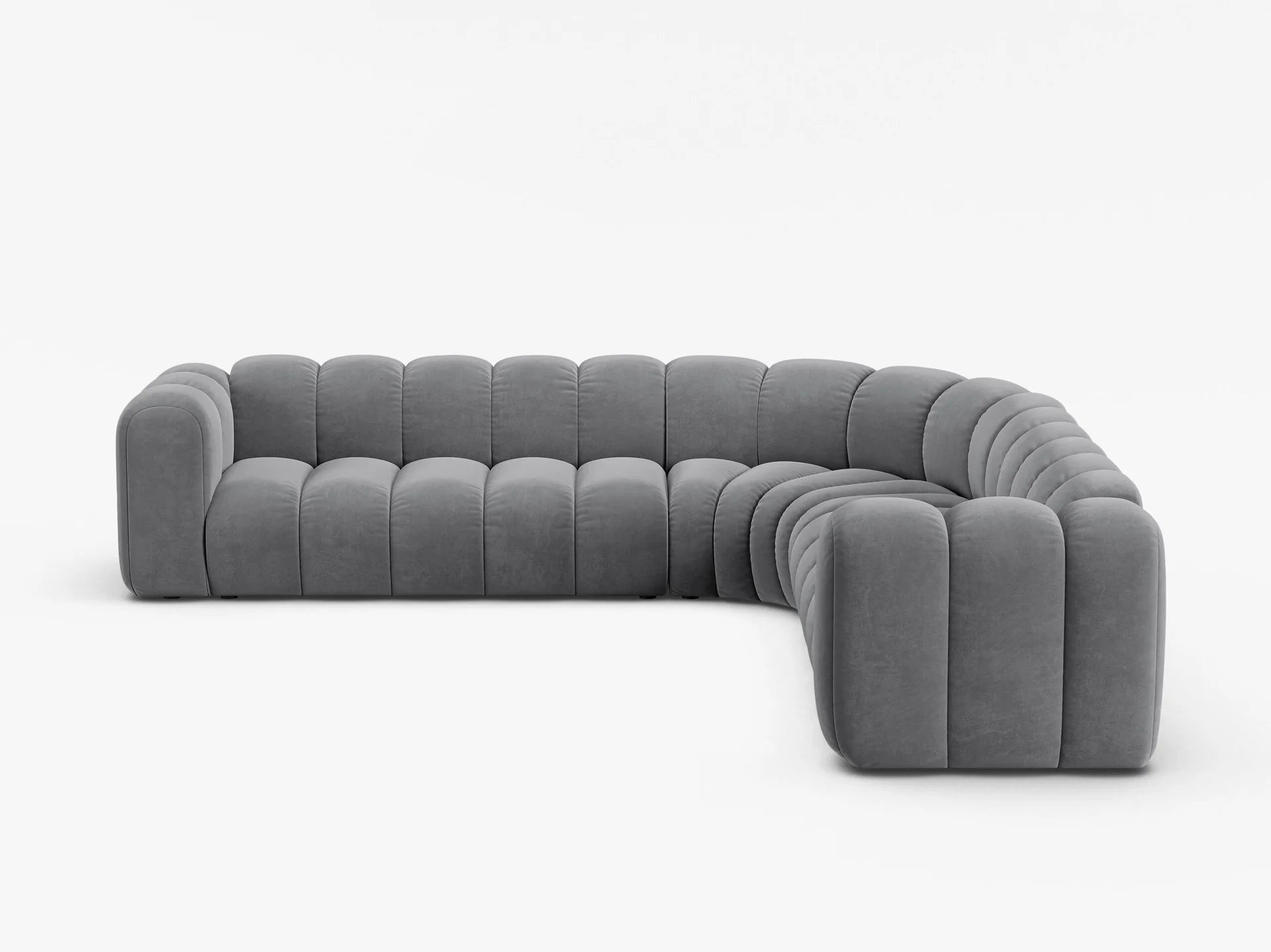 Lupine simetrična kutna sofa -Velvet
